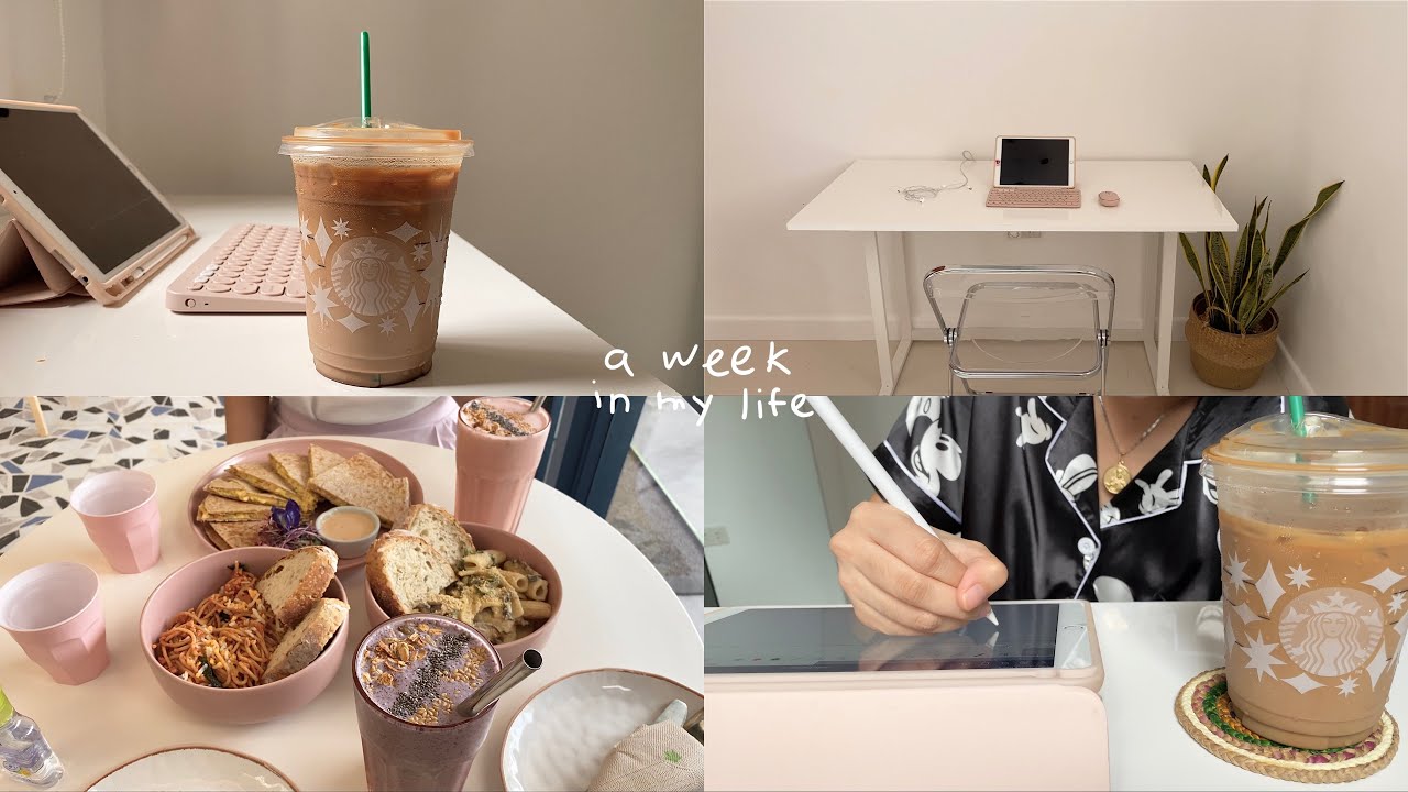 A week in my life: Coffee run & cafe dates, new study desk, mental health break ☕️