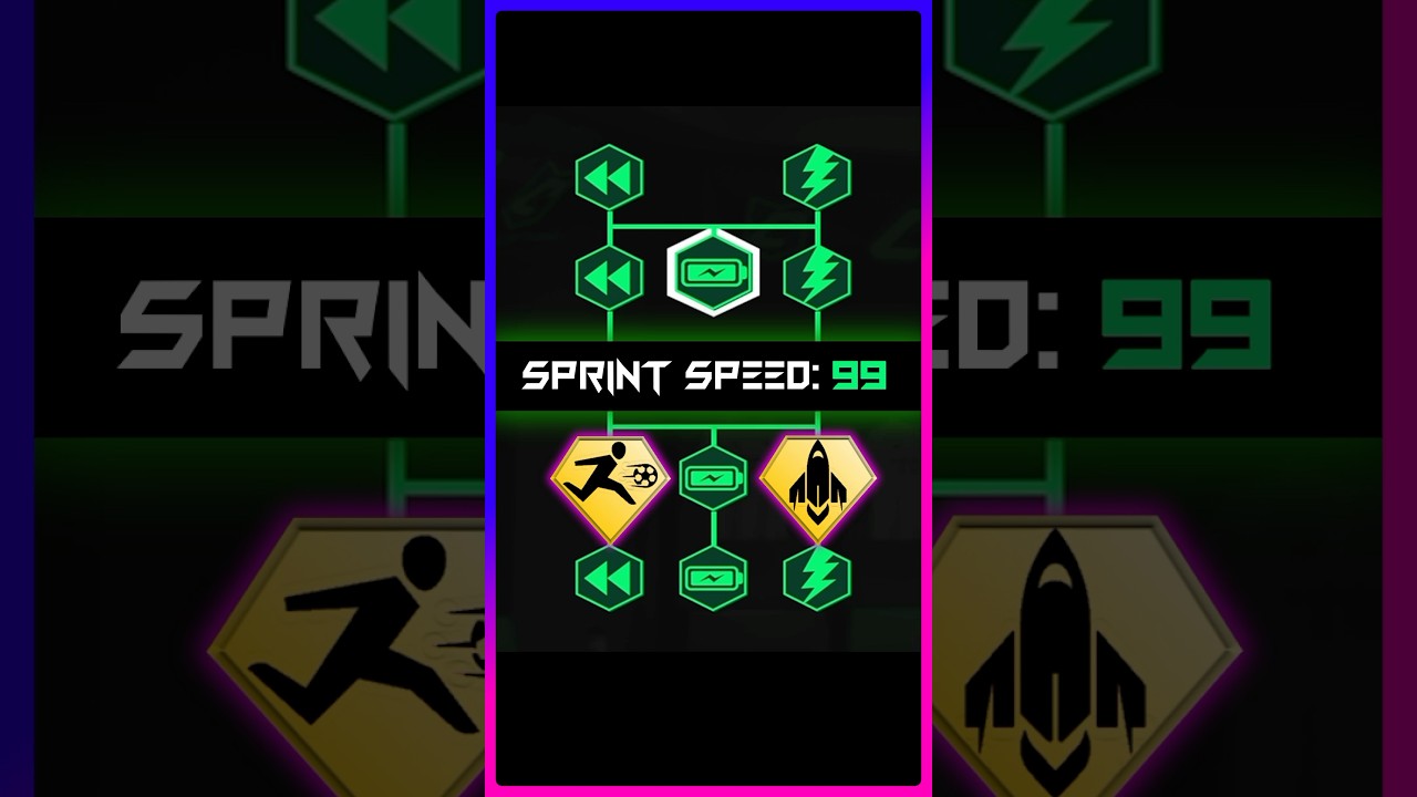 How to get 99 Sprint Speed in Pro Clubs | #shorts #fc25 #clubs #proclubs #fc25short #short