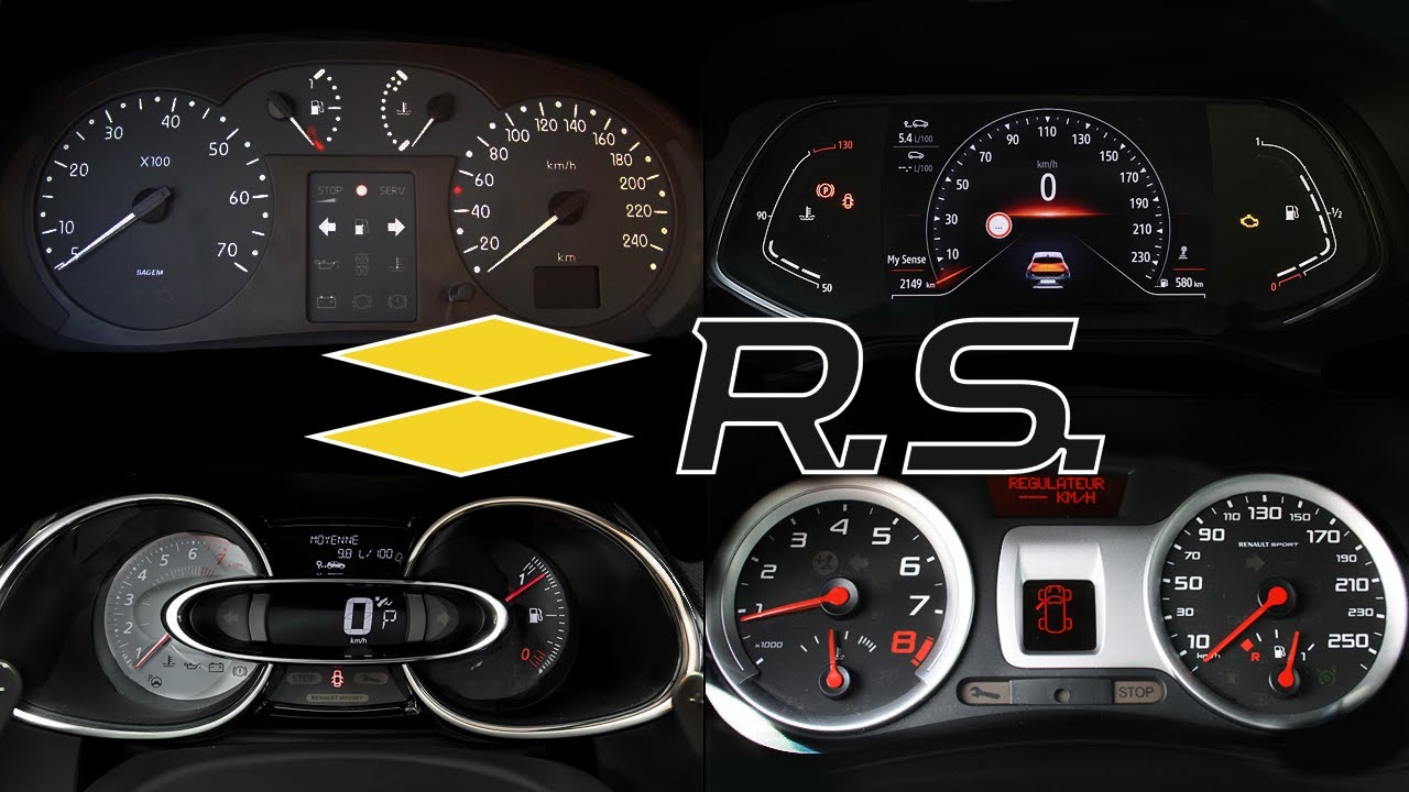 Clio RS - ACCELERATION Battle - (mk2 vs mk3 vs mk4)