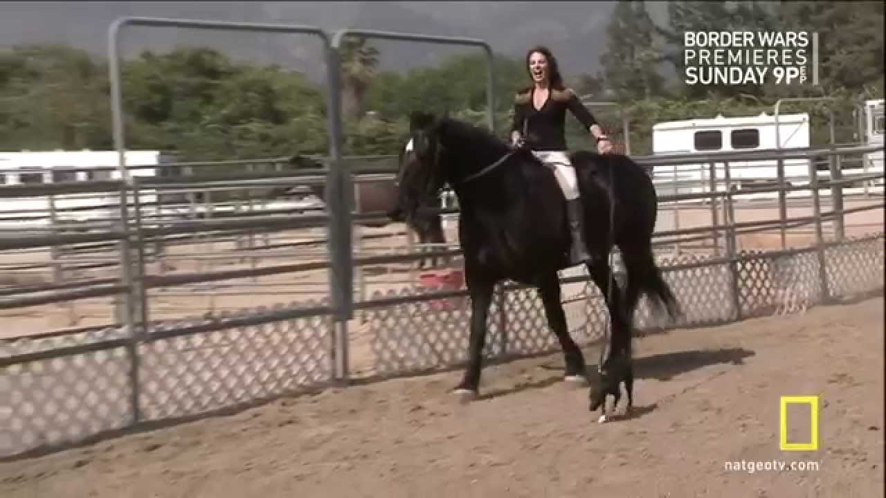 Jillian Michaels dressed for riding