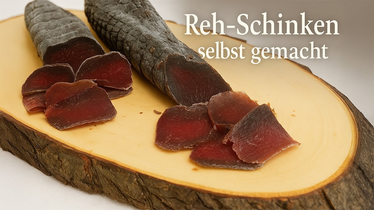Rehrücken Schinken selber machen | Reh pökeln & kalt räuchern