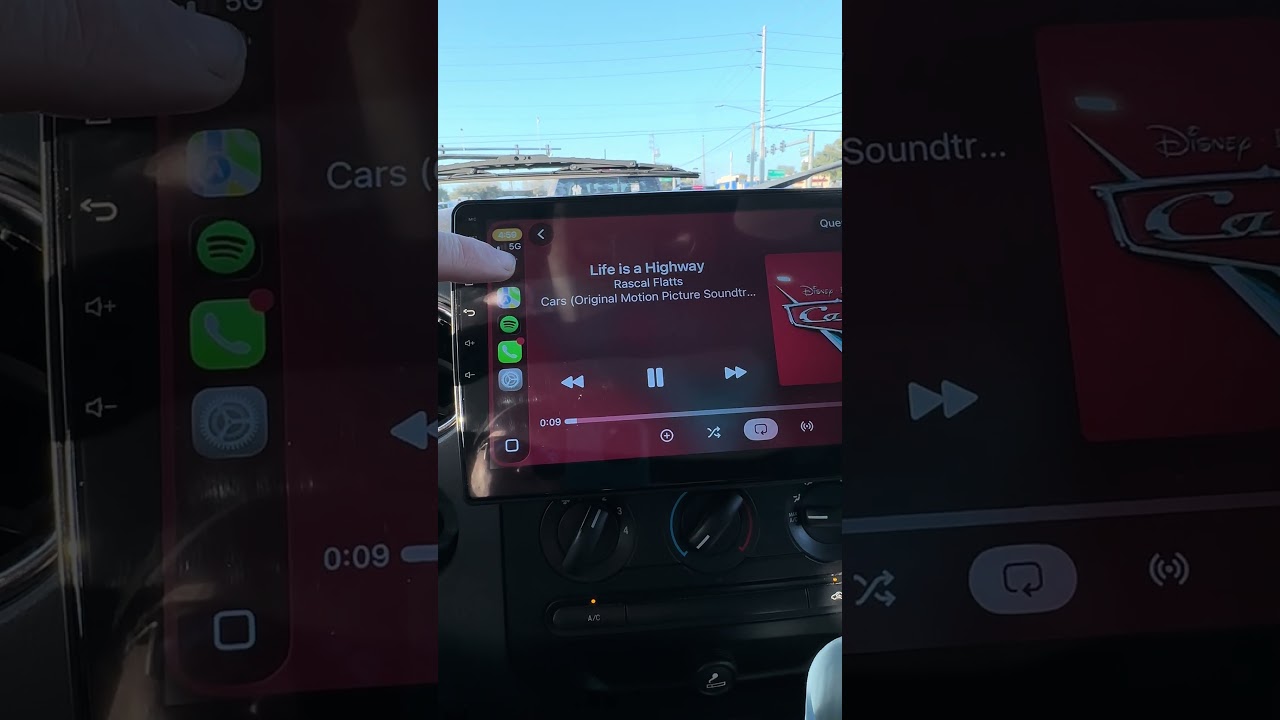 Big Screen F150 CarPlay Radio Upgrade- click for full install and to buy one #ford #car #truck #ad