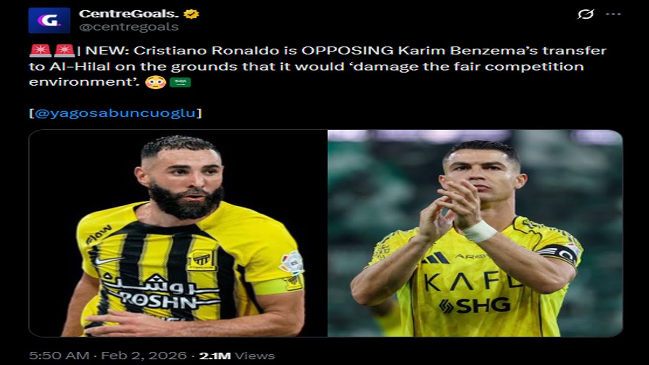 Ronaldo Is On Strike And It's Embarrassing