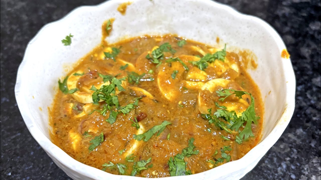 Ghar pe Dhaba Style Egg Masala… Sirf 20 Minute Mein 😍Recipe And Details in ⬇️
