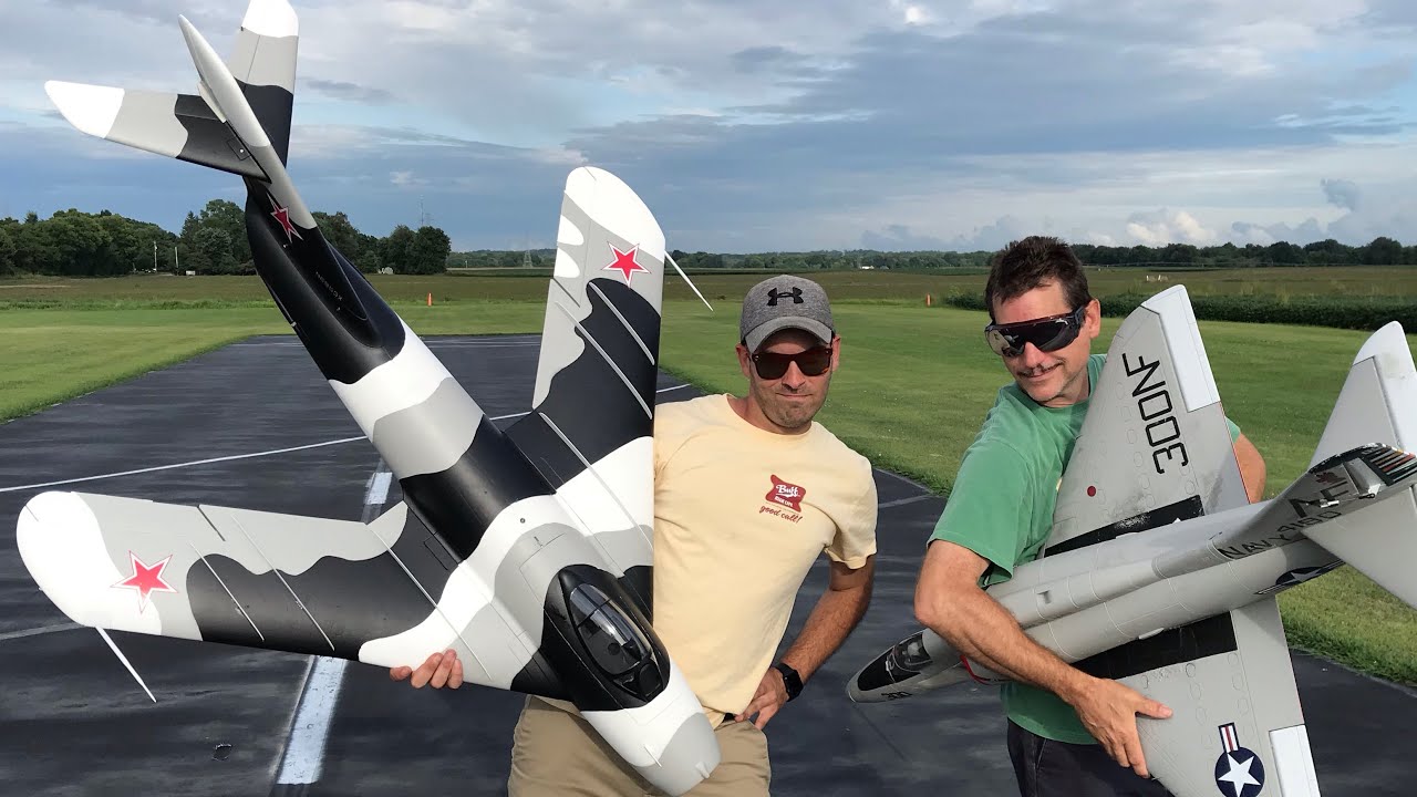 Avios Mig 17 on RCJETWERX Roaring Top 70c 5500