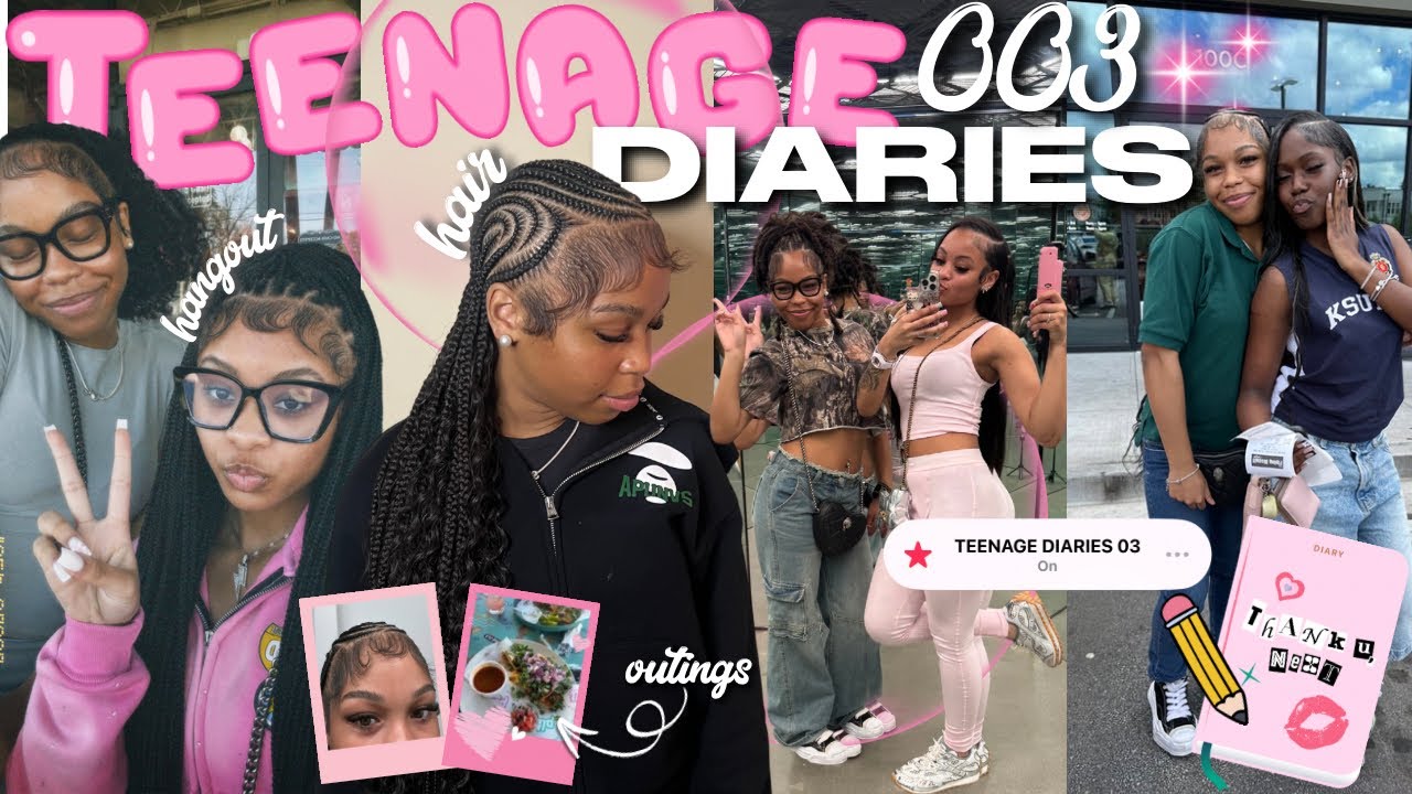 TEENAGE DIARY 003 | days in my life as a teenage girl! | hanging out, maintenance, dinner, etc!
