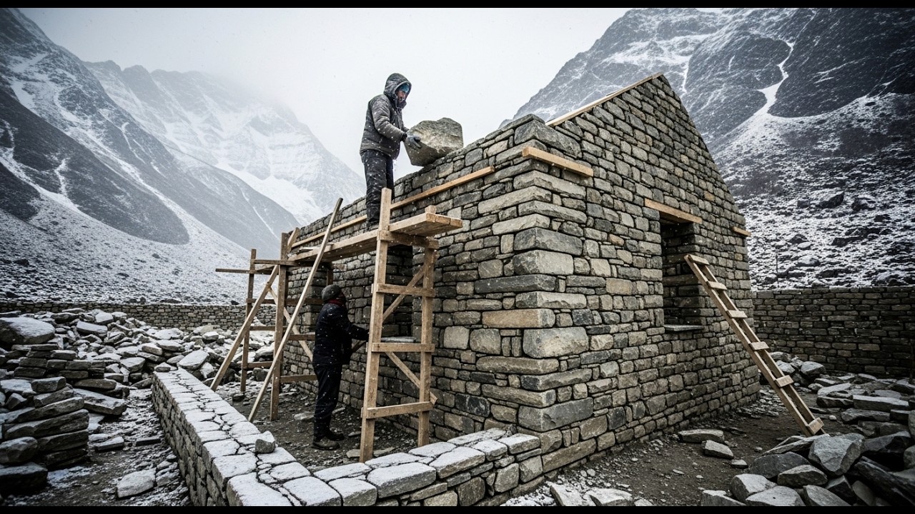 How Sherpas Built Stone Houses That Survived -40&deg;F Himalayan Winters | Ancient Engineering Explained