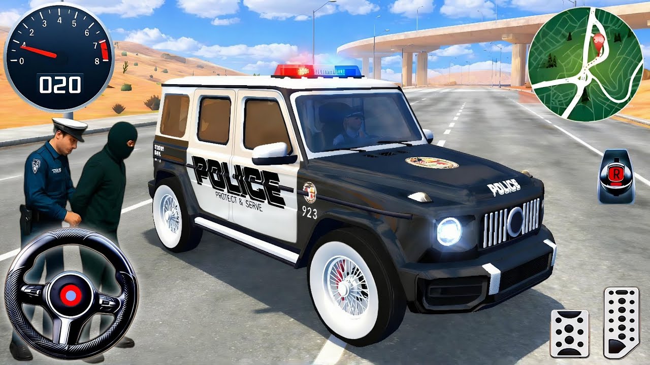 Police Car Chase Simulator 2026 - Extreme Highway Patrol Chase 3D - Android GamePlay