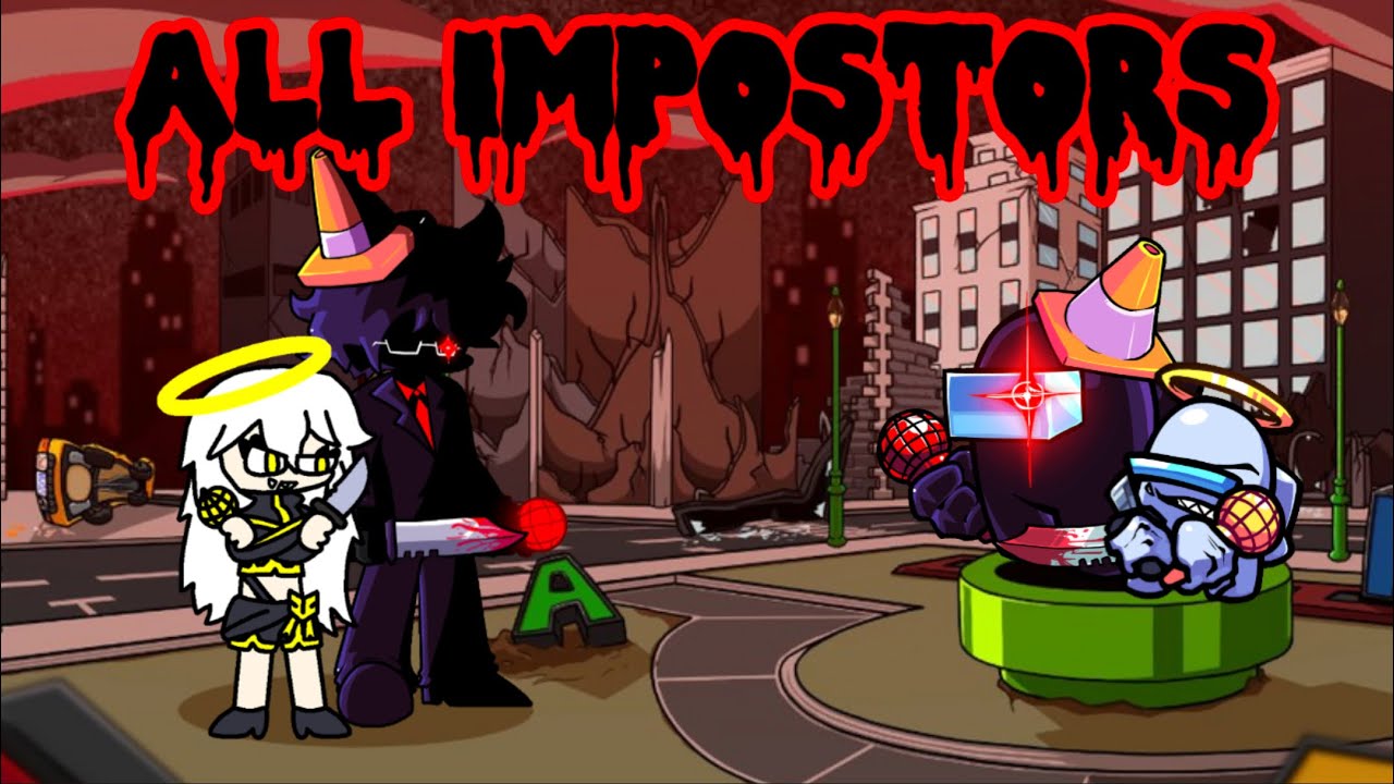 FNF All Stars but Impostors vs Imposter Human
