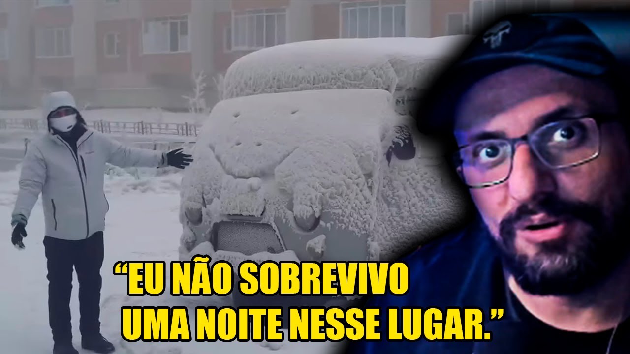 FABIOCOG REAGINDO VISITANDO A CIDADE MAIS FRIO DO MUNDO YAKUTSK