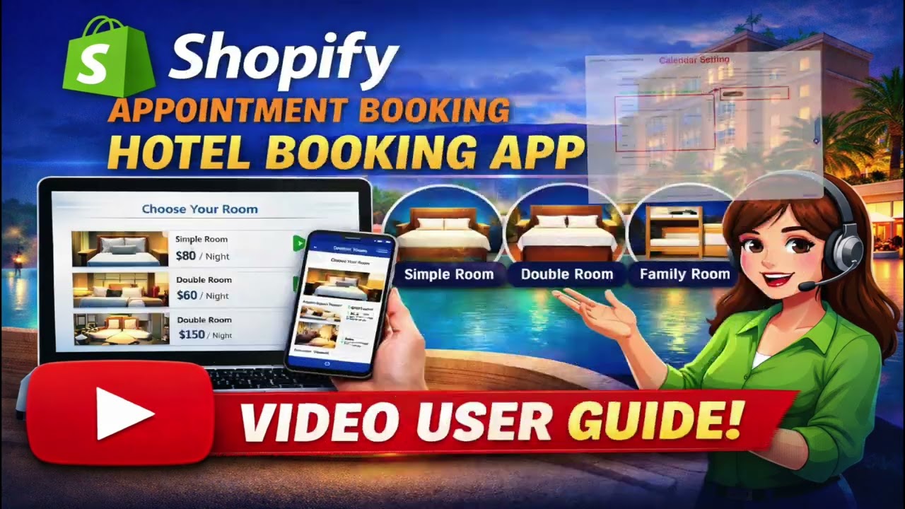 Multi-Room Hotel Booking on Shopify (Simple, Double) | Huskify