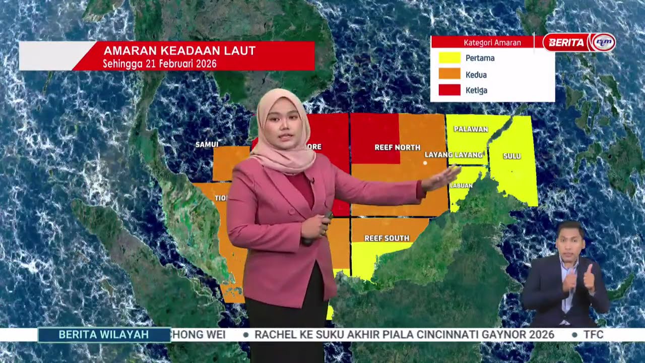 21 FEB 2026 - BERITA WILAYAH- MET MALAYSIA