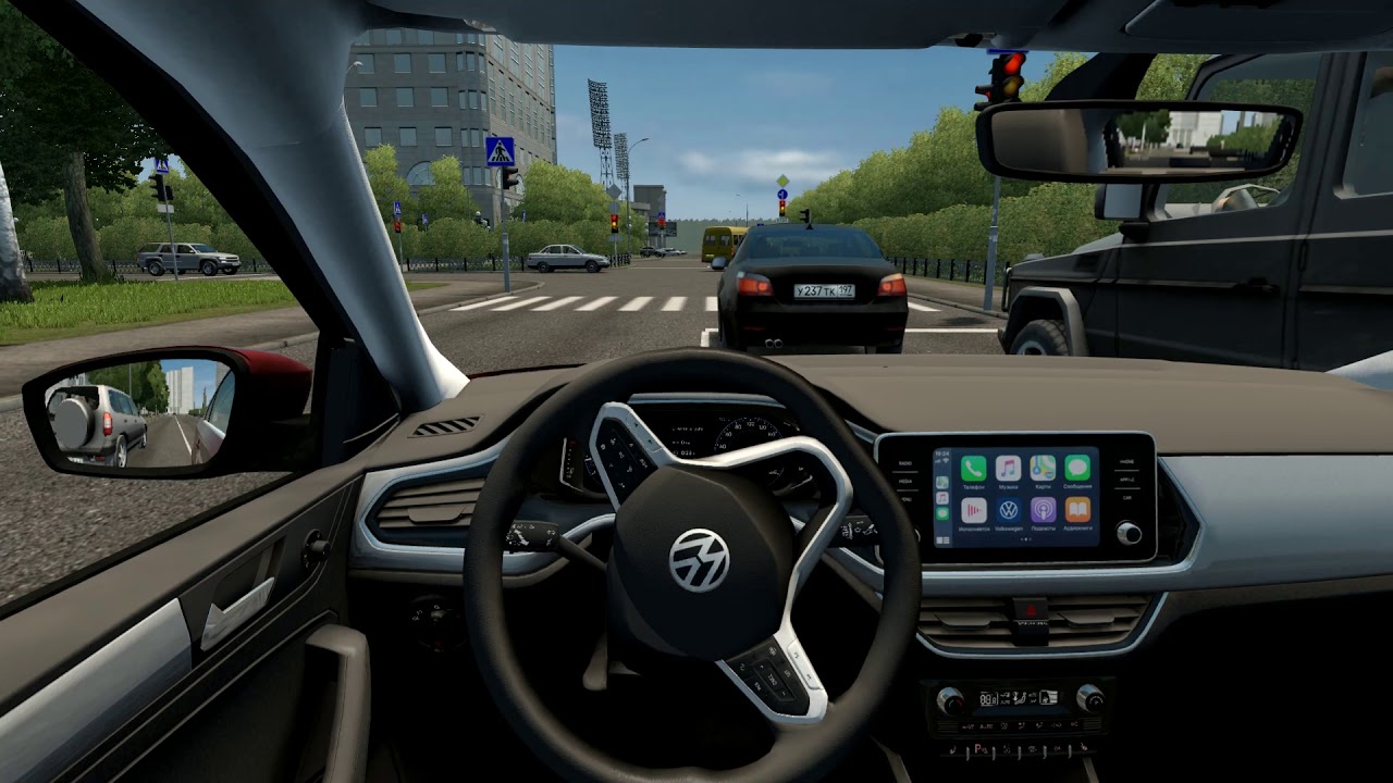 Новый Volkswagen Polo Liftback 2020 1.6 MPI by hiesenberg В City Car Driving 1.5.9.2