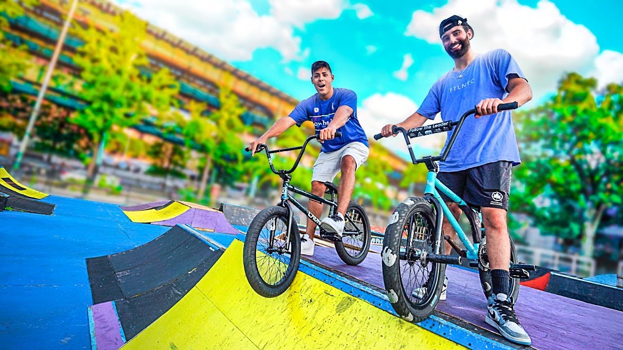FUI EM UMA PISTA DE BMX EM NEW YORK *muito difícil*