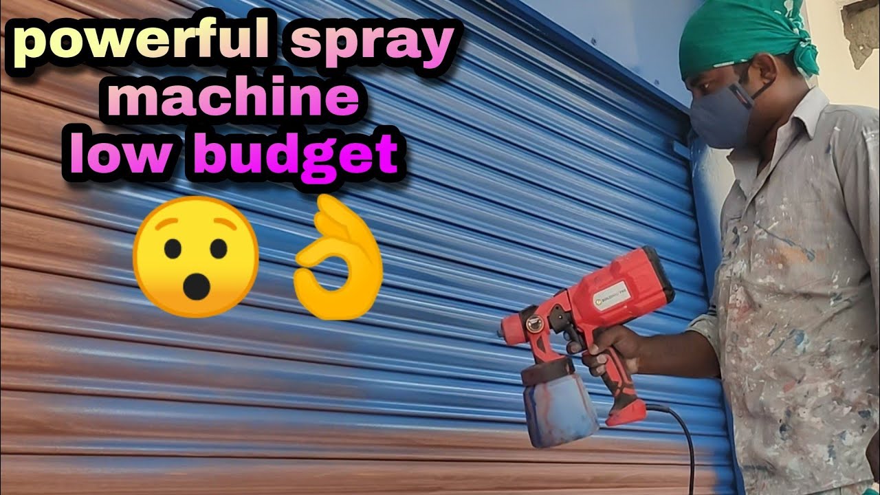 Spray painting machine low budget (full review) heavy work