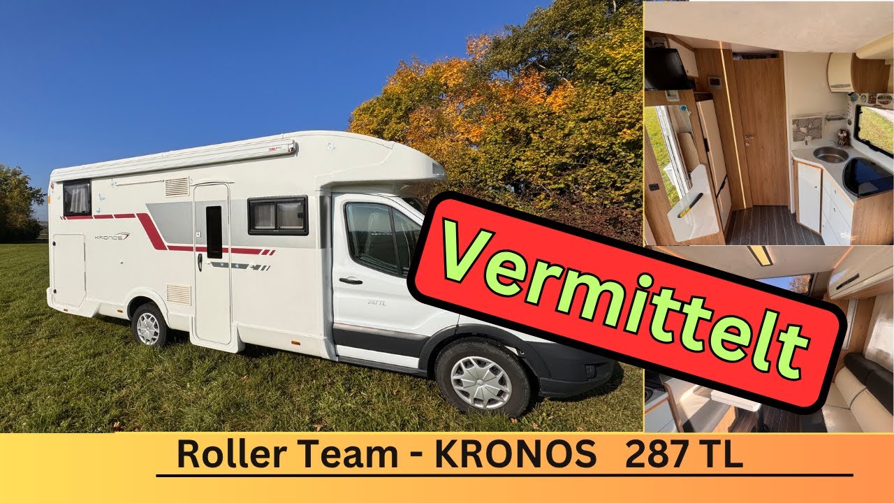 Wohnmobil | mit Dachklima, SAT, TV | Roller Team Kronos 287 TL