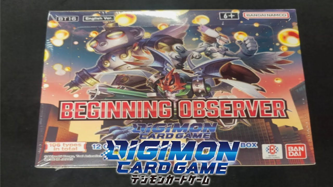 Hunt for Gold Cards Double Box Break Bt 16 Digimon Card Game