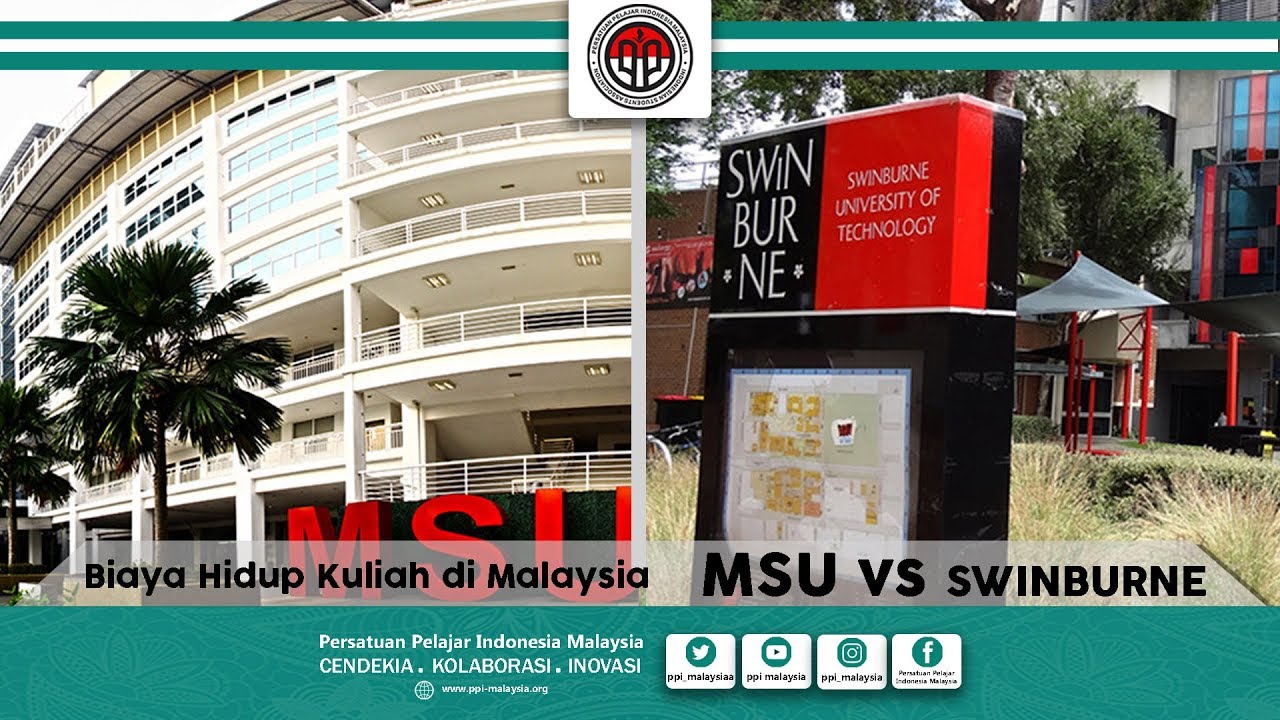 Biaya Hidup & Campus Tour MSU vs Swinburne