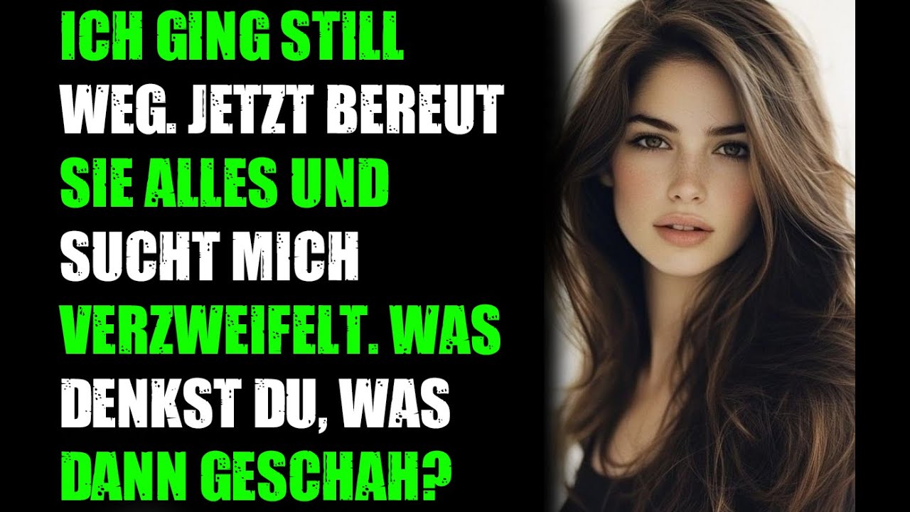 Ich ging schweigend – jetzt ertrinkt sie in Reue und sucht mich verzweifelt (Untreue-Story)