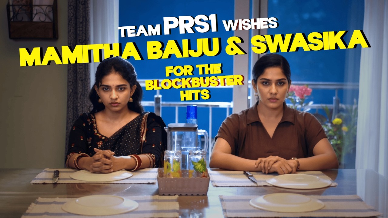 Surprise Celebration - From the sets of PRS1 | Mamitha Baiju | Swasika | TEAM PRS1 | PR Show