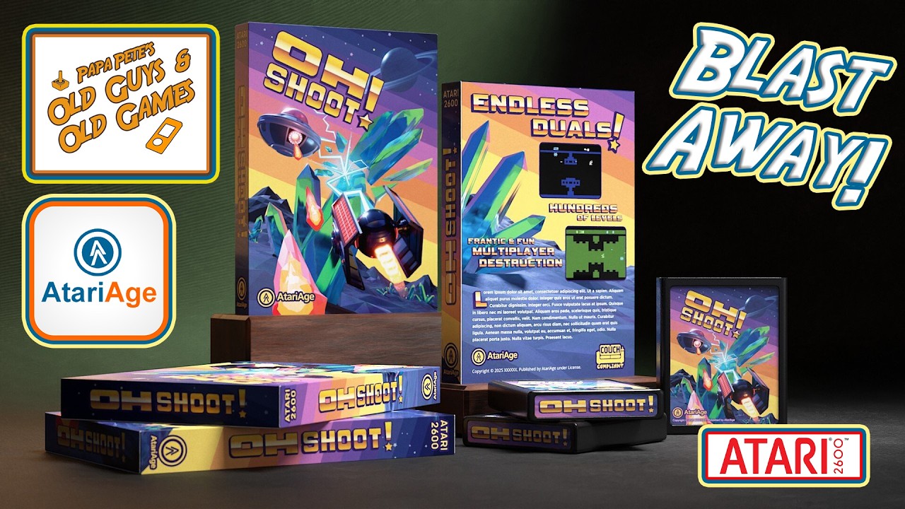 О, чёрт! - Самодельные игры для Atari 2600 - AtariAge - Старики и старые игры от Папы Пита #atari...