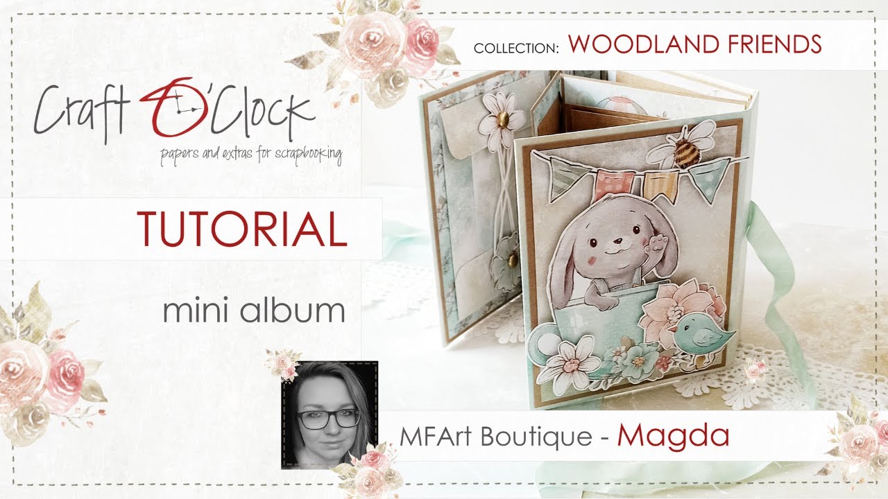 TUTORIAL - Woodland Friends - Mini Album - MFArt Boutique