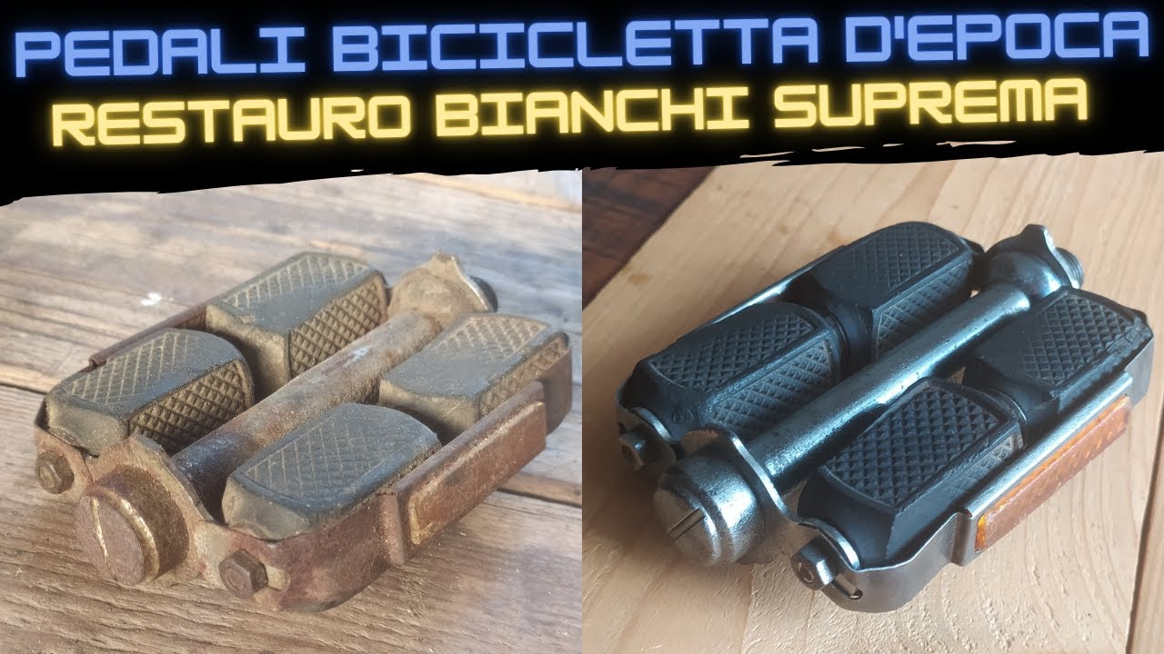 PEDALI BICI ARRUGGINITI  restauro