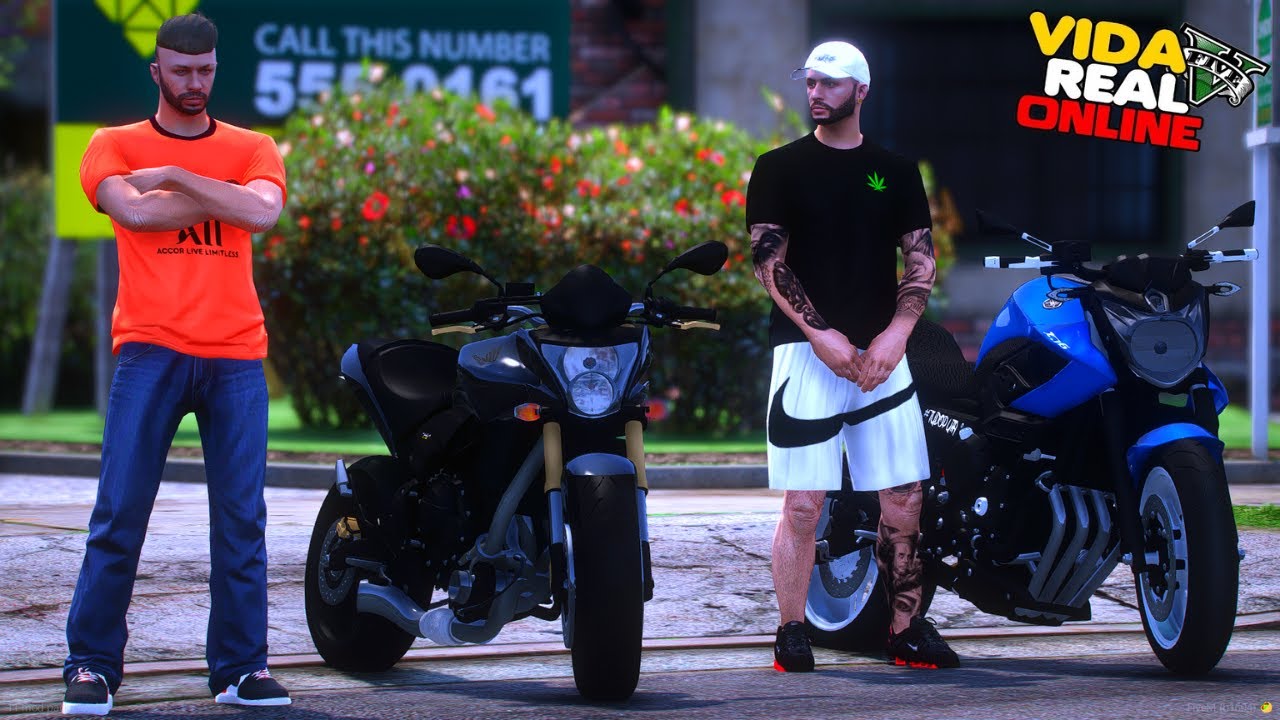 GTA 5 VIDA REAL | COMPREI UMA HORNET TURBO OBRIGADO DEUS #16