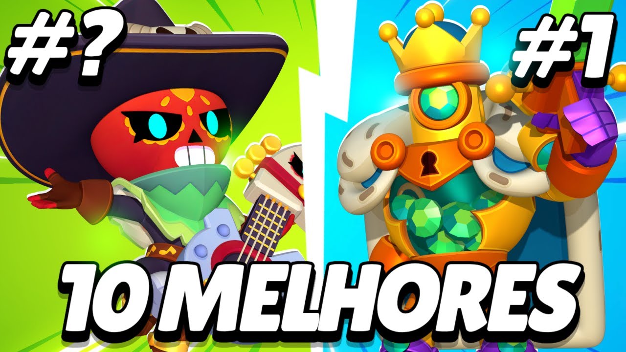 RICO METAAA! 10 MELHORES BRAWLERS depois dos BALANCEAMENTOS!