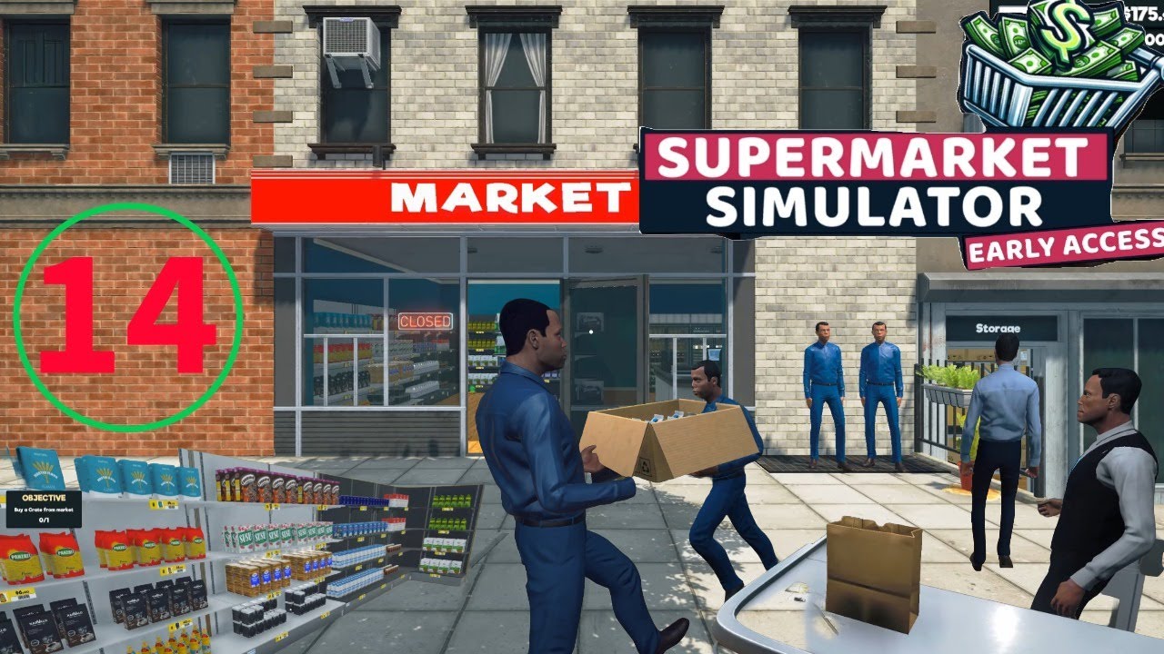 Store is open - Supermarket Simulator