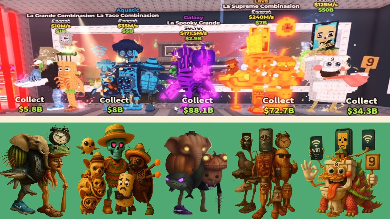 ALL NEW Roblox Steal a Brainrot Characters vs Italian Brainrot! #10