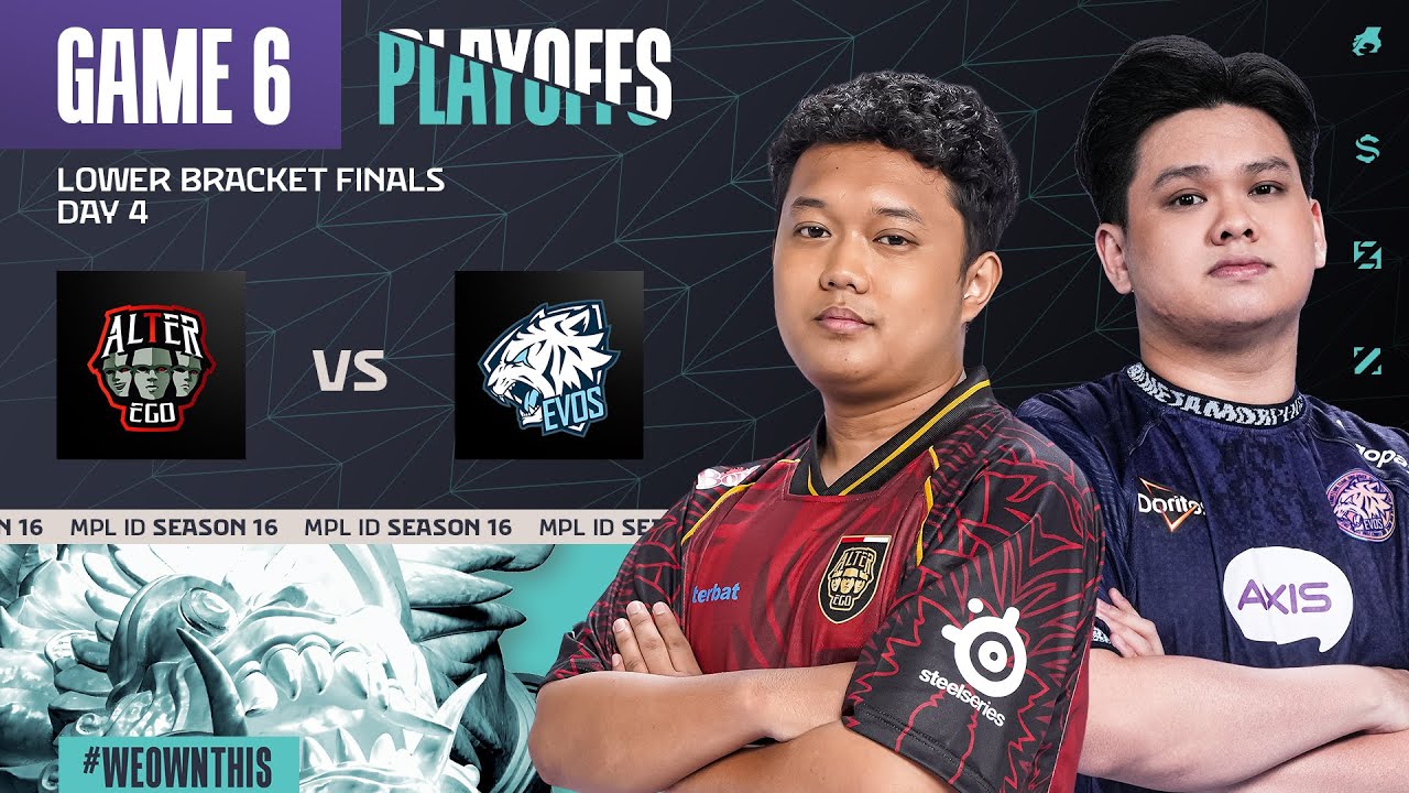 ALTER EGO vs EVOS | Playoffs Day 4 | Game 6 | #MPLIDS16