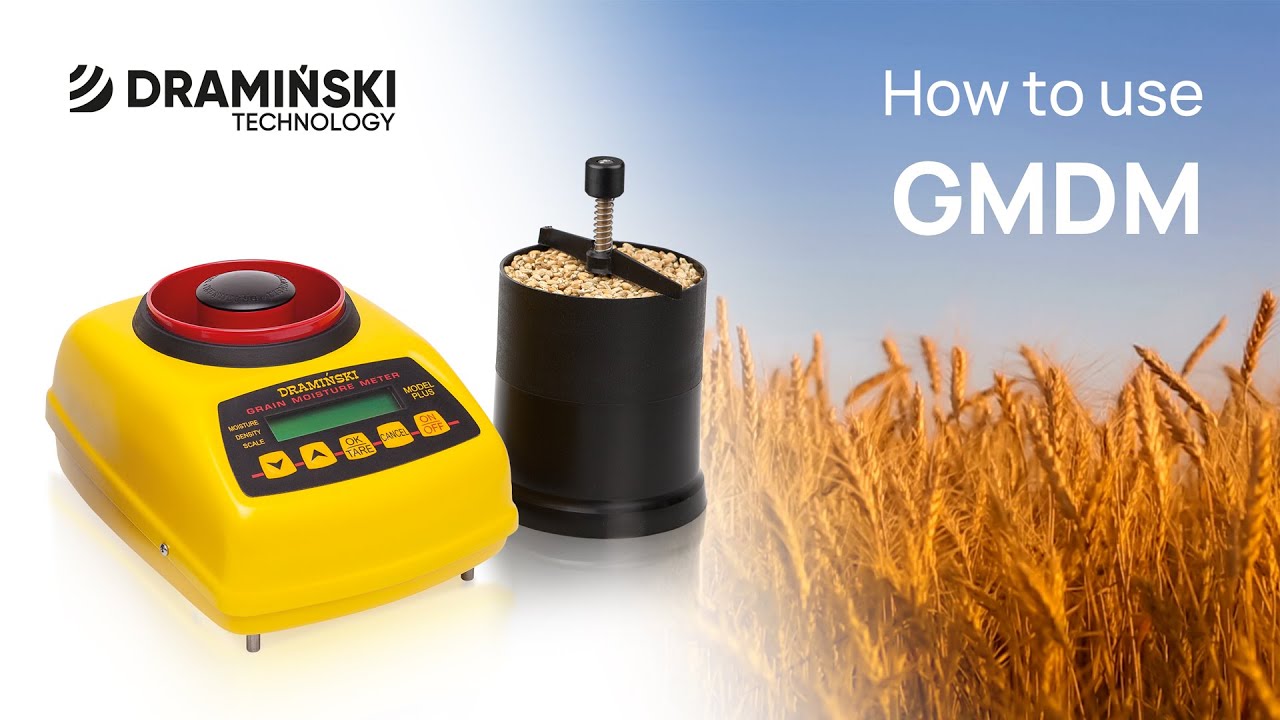 Moisture meter GMDM – How to measure grain moisture and density properly
