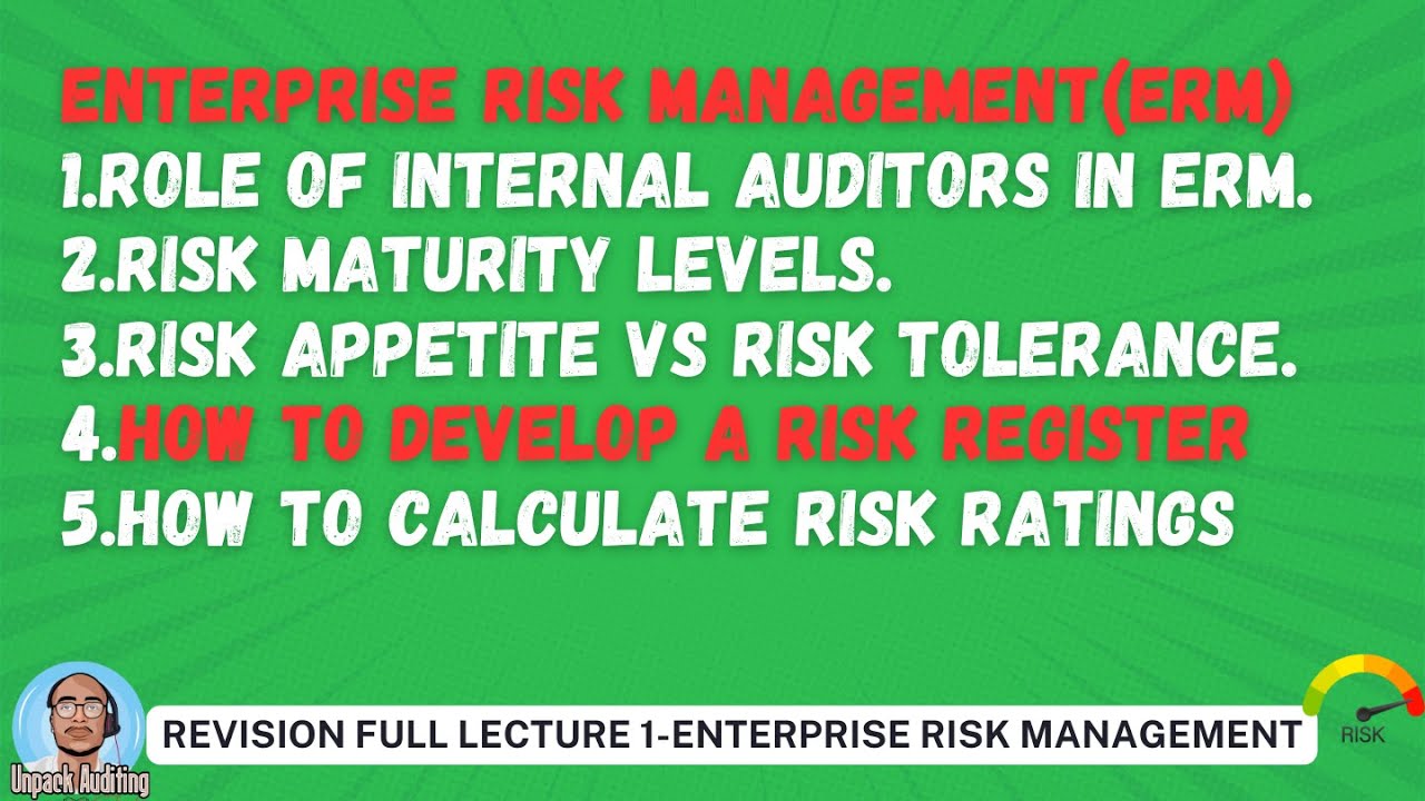 Enterprise Risk Management (ERM) Exam Revision |Past Question Paper and Tips