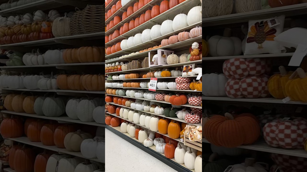shop with me for fall decor🍂🎃🕯️ #falldecor #shopwithme #asmrshopping #fall #shopping