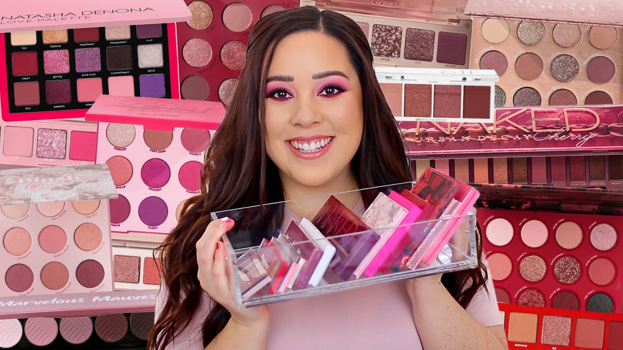 BEST PINK EYESHADOW PALETTES! + COLOURPOP VALENTINE'S DAY 2021 PALETTES