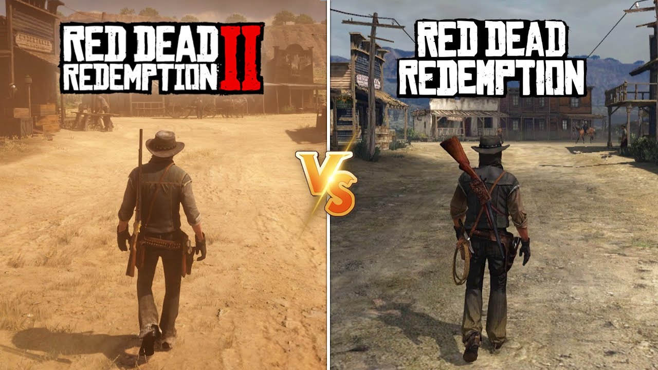 Red Dead Redemption 2 против Red Dead Redemption 1 - Сравнение Деталей
