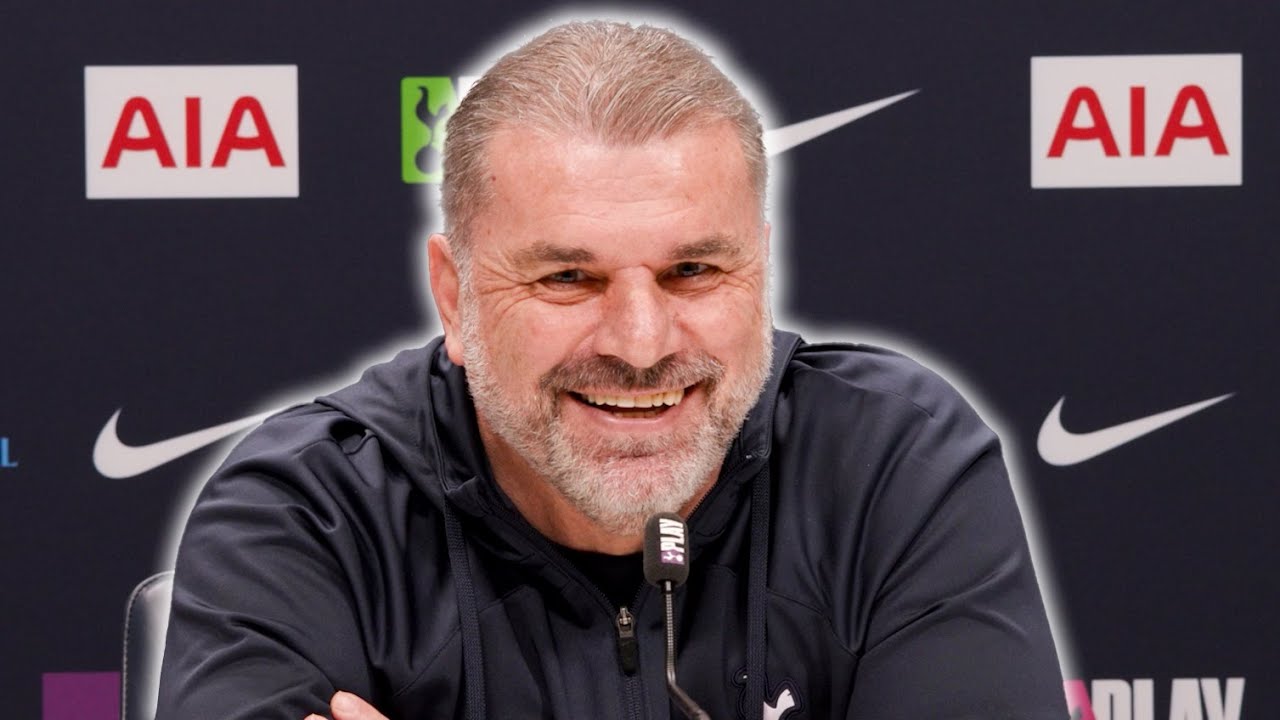 'Only disappointing one... HE WENT TO FERRARI INSTEAD!' | Ange Postecoglou | Everton v Tottenham