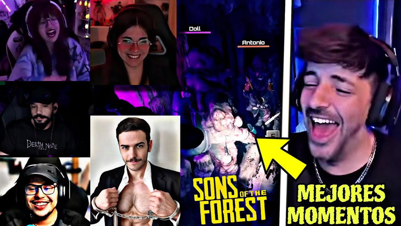 RISAS, GRITOS Y TILTEOS DE NEXXUZ, MORPHAINS, FAUNA Y LOS ARKEANOS EN “SONS OF THE FOREST” 😂 (ÉPICO)