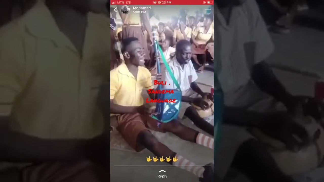 This From upper East sandema language, style of singing #shorts