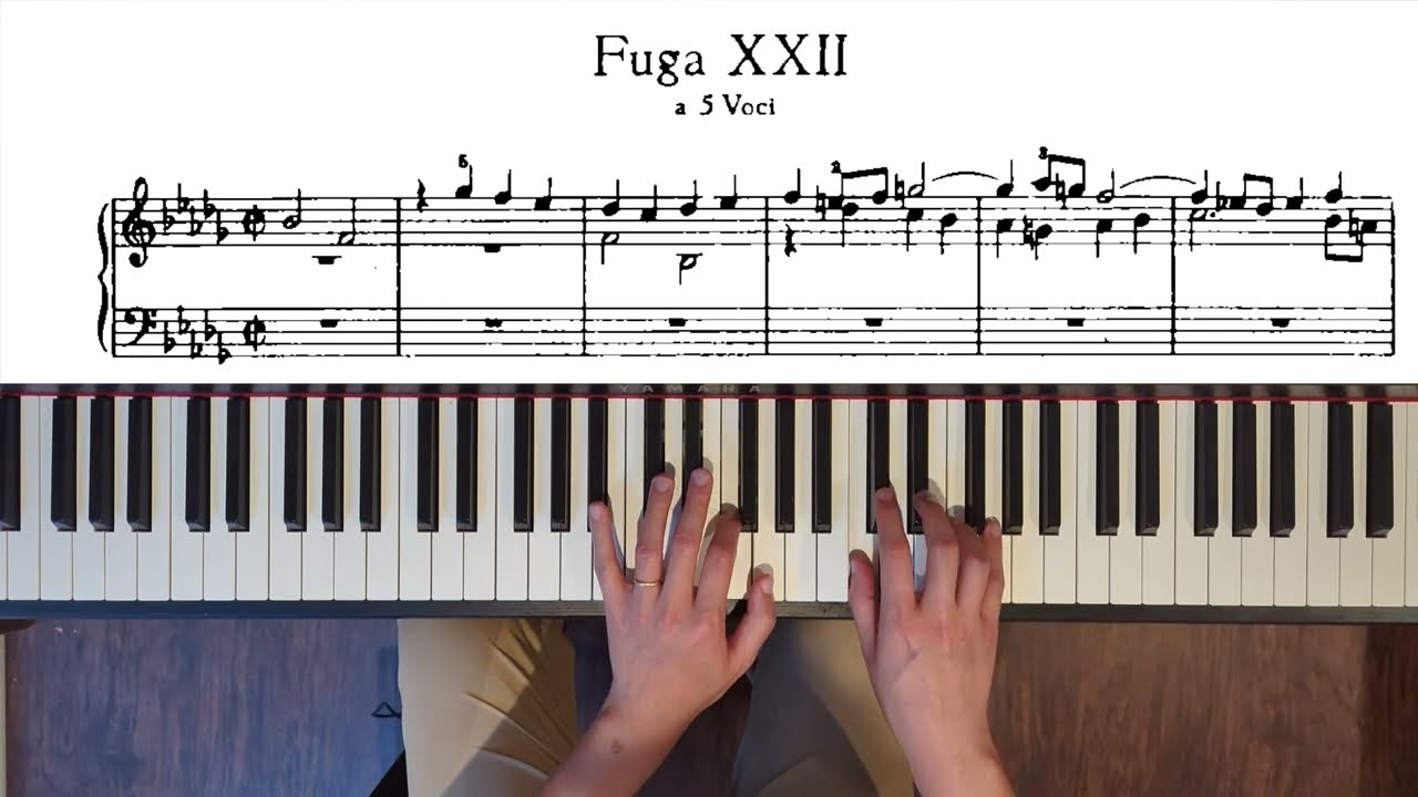Fugue in B-flat minor, BWV 867 from Well-Tempered Clavier Book 1