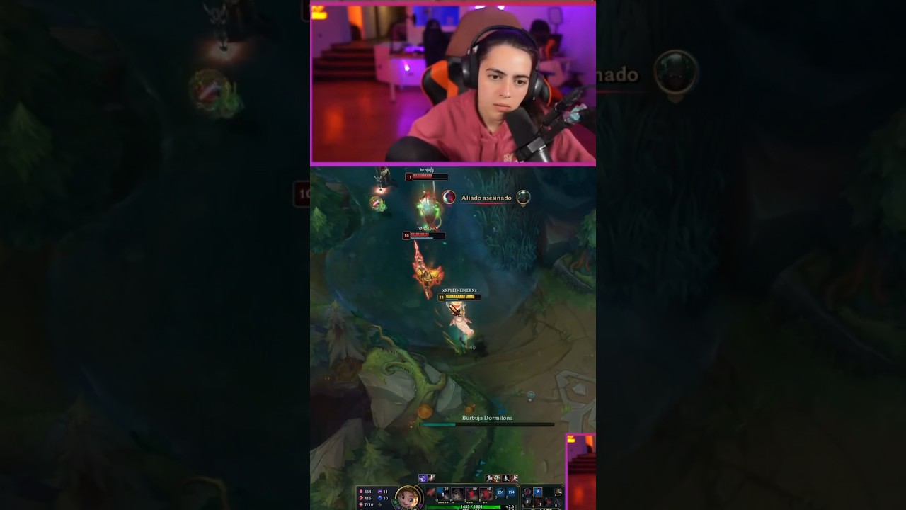 La escapista 😎 #shorts #sofikimmy #leagueoflegends #lol #streamer #chile #zoe