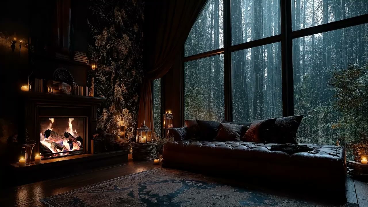 Forest Rain for Sleep (3 Hours) 🌙 Peaceful Night Ambience