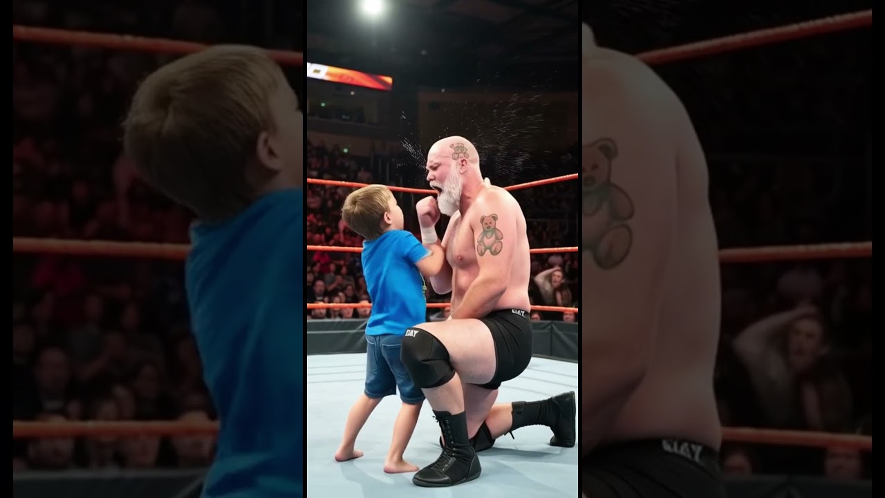 3-Year-Old Crushes Giant in Wrestling Ring! #TinyWarrior #ViralFight