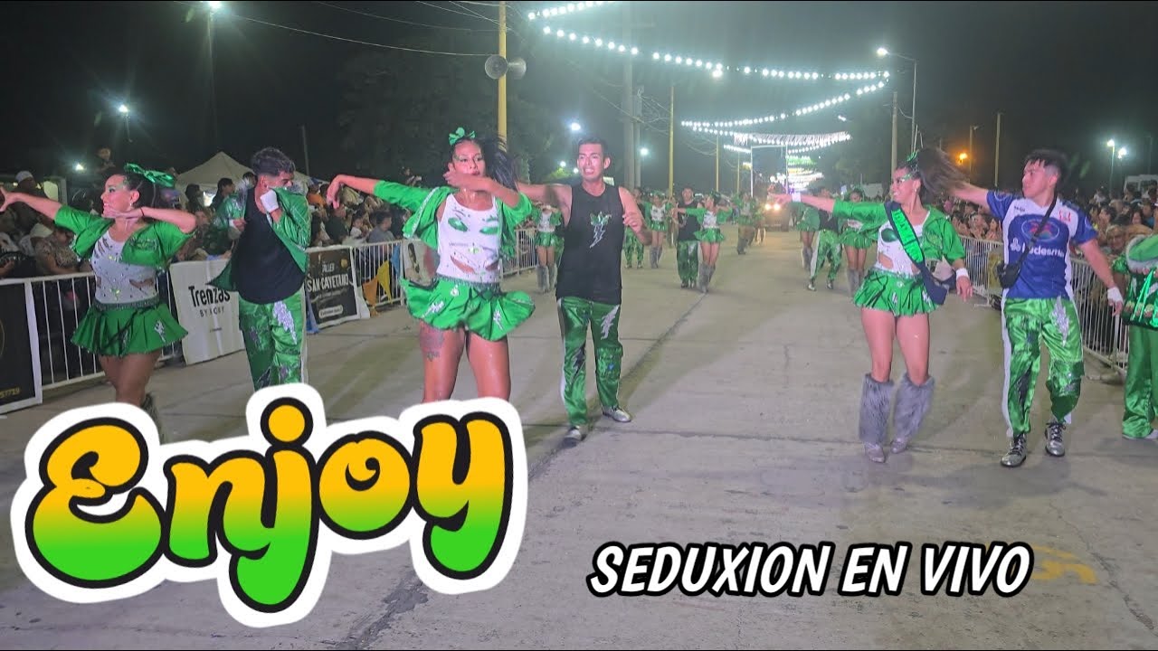 ENJOY y Seduxion en vivo - Corsos color ORÁN 2025,  última noche