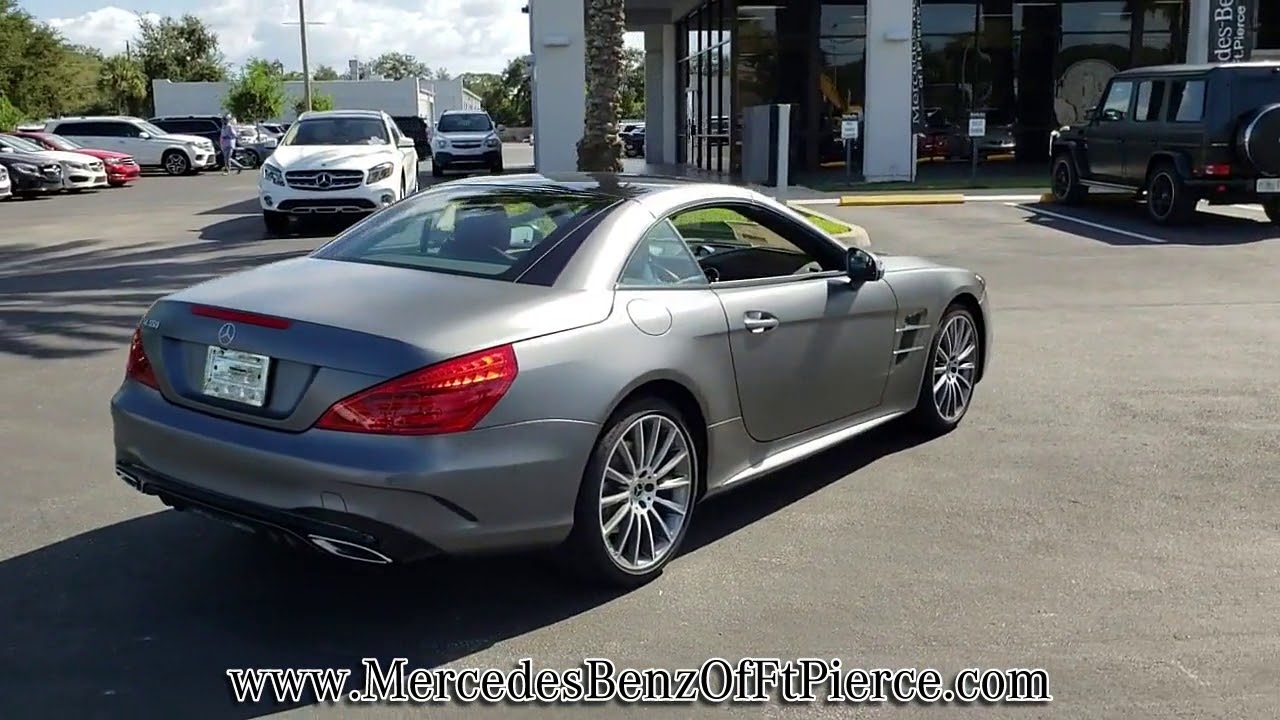NEW 2019 MERCEDES-BENZ SL-CLASS SL 550 ROADSTER at Mercedes-Benz Ft. Pierce New #KF055674