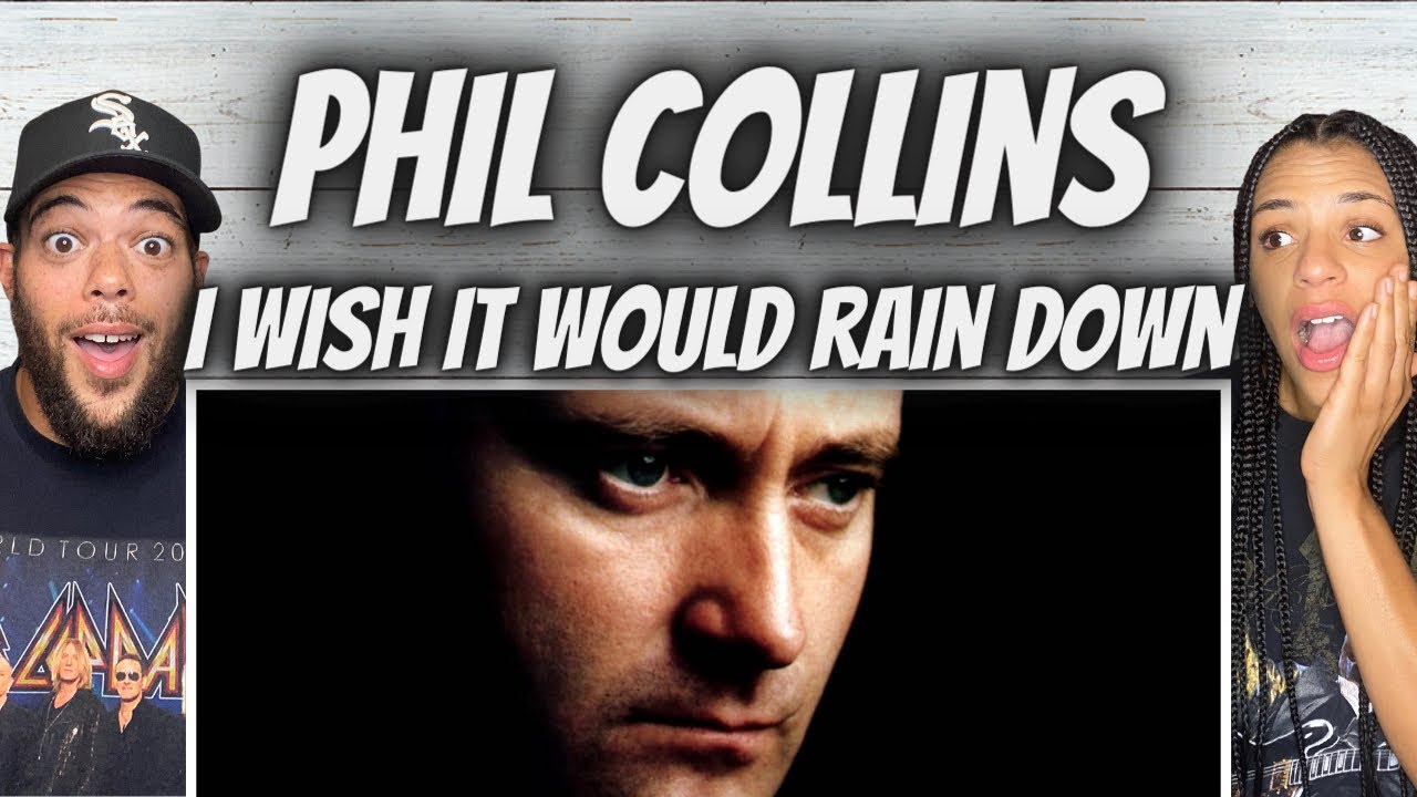 CRAZY VOCALS!| FIRST TIME HEARING Phil Collins - I Wish It Would Rain Down REACTION