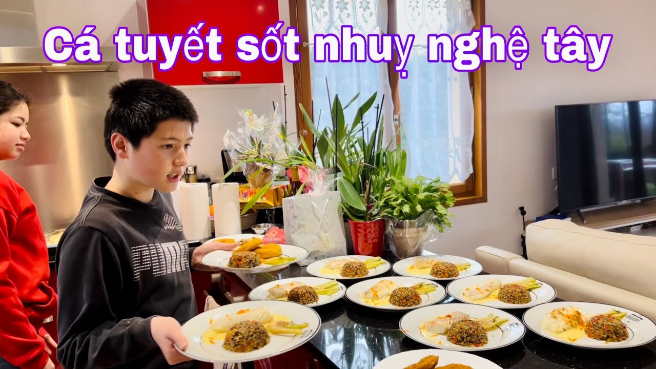 CÁCH LÀM MÓN CÁ TUYẾT SỐT NHUỴ NGHỆ TÂY/ HẠT QUINOA VỚI RAU CỦ/ MAI LE CUỘC SỐNG Ở PHÁP 🇫🇷