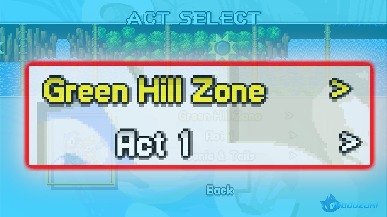 Why Does Sonic 1 Forever Have Sonic 3 A.I.R.'s Act Select?! 👀 Sonic Forever Mods