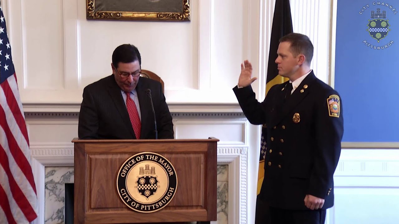 City of Pittsburgh Bureau of Fire Promotion Ceremony - 1/5/16